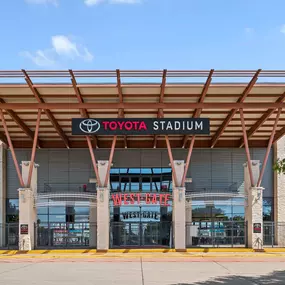 Toyota Stadium near Camden Panther Creek