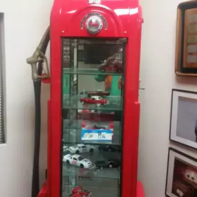 Check out our vintage State Farm gas pump