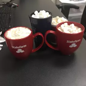 Hot cocoa at the office