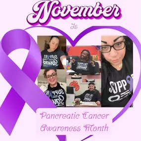 November is Pancreatic Cancer Awareness Month. Show support with us!