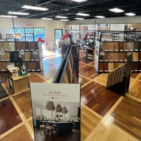 Interior of LL Flooring #1295 - Crystal Lake | Overhead View