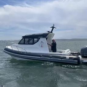 Flexboat 680 Cabin Cruiser.