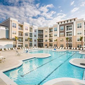 Expansive Pool at Central Island Apartments