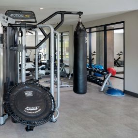 24-Hour Fitness Center with Strength Training Equipment