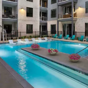 Heated Pool at Camden RiNo Apartments in Denver, CO