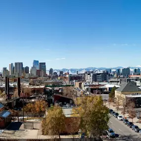 Skyline views of Downtown Denver