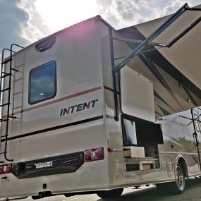 Winnebago Intent Class A gas RV at our Atlanta dealership.