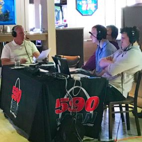 Sports Cafe enjoyed some local Sports talk with the crew from 590 The Fan!