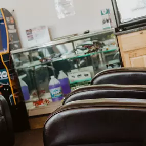 interior of auto repair shop in North Logan, UT