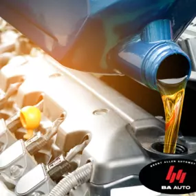 Oil change service at Brent Allen Automotive