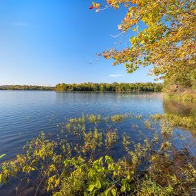 Nearby lake for outdoor recreation