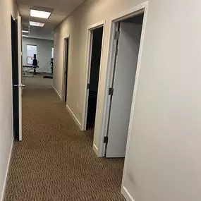 Hallway at Warrenton Chiropractic Center in Warrenton, Virginia.