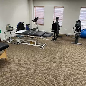Chiropractic Treatment Room at  Warrenton Chiropractic Center in Warrenton, Virginia.