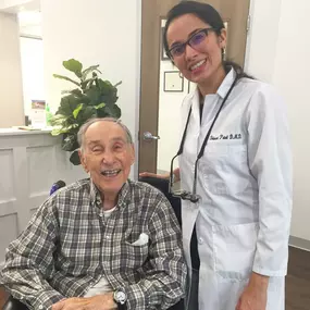 The smile says its all. Our wonderful patient Robert just warmed our hearts.