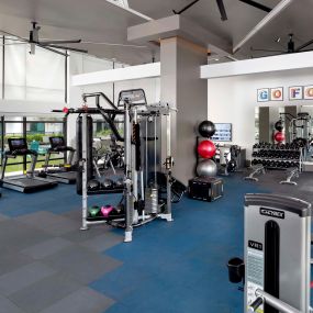 The fitness center is also on the seventh floor and overlooks the pool deck. The latest strength training and cardio equipment are all here to help you achieve your fitness goals.