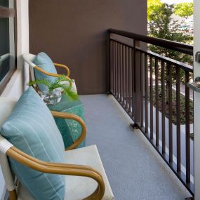 Enjoy the Florida breeze from your balcony.