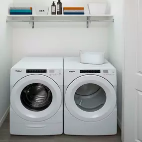 A4 Floor Plan Full-Size Washer and Dryer at Camden Lake Eola apartments in Orlando, FL