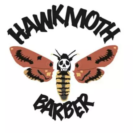 Logotyp från Hawkmoth Barber