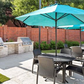 Midtown with outdoor grills and dining areas