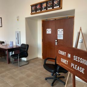 Attorney Bilecki at Camp Humphreys, Korea Court Martial