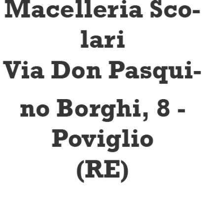 Logotyp från Macelleria Scolari