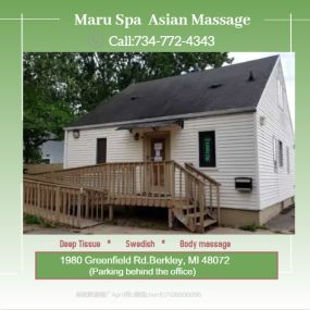 Our traditional full body massage in Berkley, MI 
includes a combination of different massage therapies like 
Swedish Massage, Deep Tissue, Sports Massage, Hot Oil Massage
at reasonable prices.