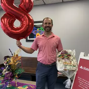 February 1st we celebrated 8️⃣ years in business! It’s not a job when it’s something you love doing. Thanks to everyone who has been along for the ride! This marks my 20 year career span with State Farm! What a way to celebrate with a Randazzo King Cake!

#statefarm #homeowners #flood #harahanins #bsteibsf #auto #condo #renters #barcleysteibstatefarm #insurance #lifeinsurance #LifeInsuranceMatters #lifeinsurancematters #lifeinsurancematters❣️ #LifeInsuranceMattersPH #lifeinsurancemattersph #life