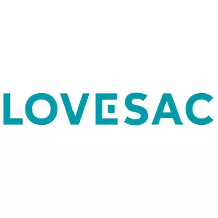 Logo from Lovesac in Best Buy Tuttle Crossing