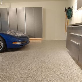 Our PremierOne hybrid polymer garage floor coatings are industrial-grade and twice as hard as traditional epoxy floor finishes. Moisture and spill resistant, the finishes will not chip, crack or fade.