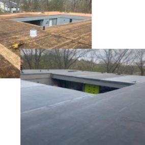 New Flat Roof installed in Clarkston