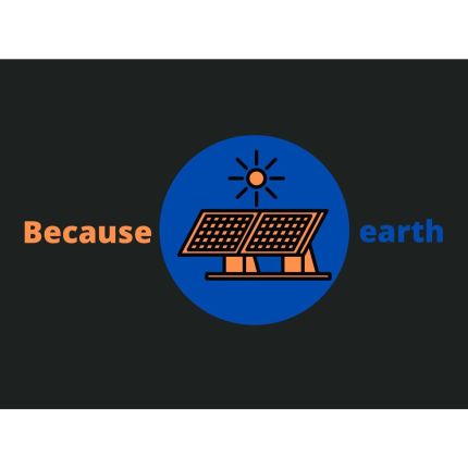 Logotyp från Because Earth