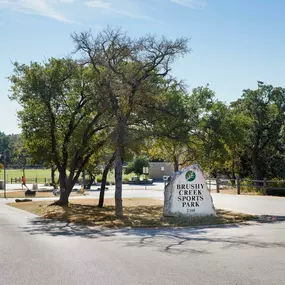 Brushy creek sports park near community