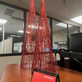 We are getting festive at Sean Morton State Farm insurance! Come by or call for a free quote