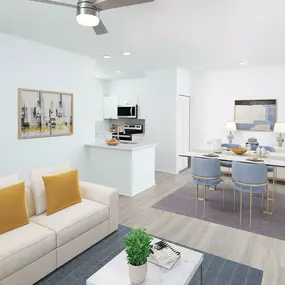 Modern style bedroom with ensuite bath and walk-in closet at Camden Royal Palms apartments in Brandon, FL