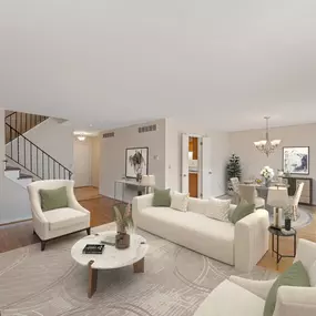 Open living room
