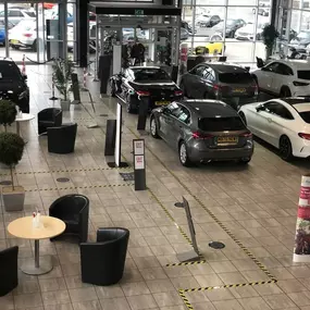 Inside the Mercedes-Benz Bradford showroom