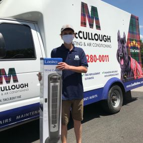 McCullough Heating & Air Conditioning is a top sponsor of the Family Elder Care Summer Fan Drive