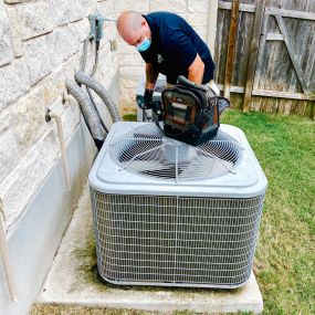 Air conditioning tuneup. Keeps your AC in shape, running more efficiently, helps prevent breakdowns, and keeps your warranty intact!
