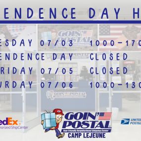 Hey all. We will be closed on Independence Day as we will be celebrating our nation’s birthday and celebrating freedom! We hope you are doing the same. We will also be closed on Friday July 5th. God bless and see you soon!