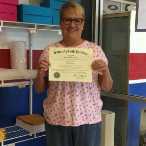 Congratulations to our newest notary Diane! She passed her state exam and is now a licensed notary for North Carolina. Stop by Goin’ Postal of Camp Lejeune to tell her job well done. While there, remember we can handle all your mailing and shipping needs with any carrier- UPS, FedEx, USPS, DHL.