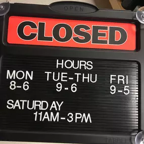 We seem to have a line waiting to open Monday mornings. Beginning this coming Monday morning we will be open at 8! Come by (early) for all your mailing and shipping needs (and check your personal mailbox while you’re at it.)