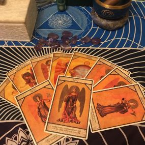 Angel Tarot Cards use by Psychic Lisa