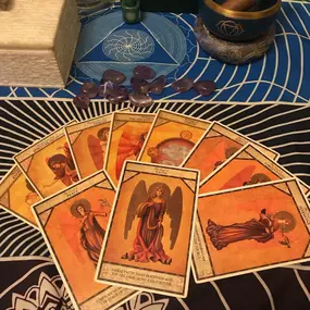 Angel Tarot Cards use by Psychic Lisa