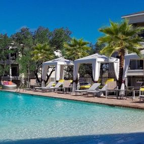 Pool with Cabanas