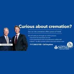 Curious about cremation? Our on-site cremation offers peace of mind.