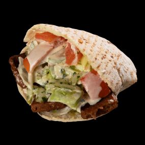 Kafta Kebob Shawarma Sandwich*