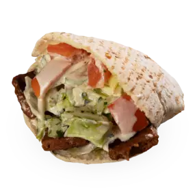 Kafta Kebob Shawarma Sandwich*