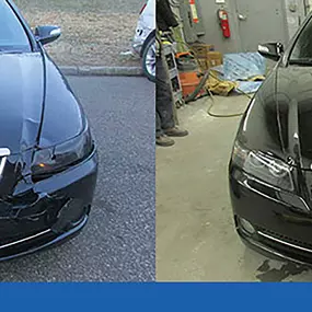 Advanced Collision Repair can improve your vehicles appearance by buffing the dents and adding a new coat of paint.