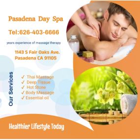 Our traditional full body massage in Pasadena, CA
includes a combination of different massage therapies like 
Swedish Massage, Deep Tissue, Sports Massage, Hot Oil Massage
at reasonable prices.