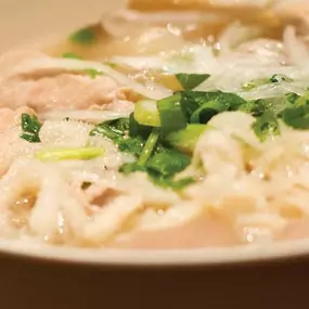 Soup bowl at Lucky 8 Asian Bistro in Horseshoe Tunica.